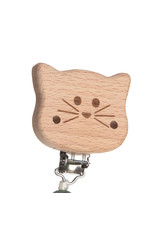 Lassig Lässig soother wood/silicone Cat