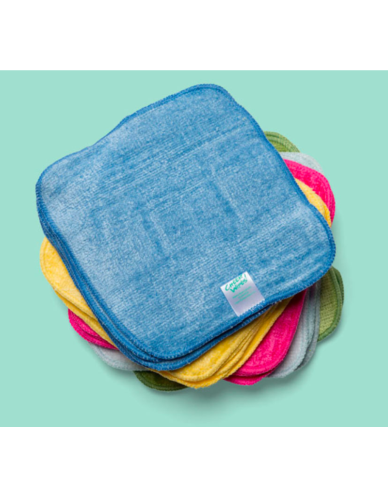 Cheeky Wipes Cheeky Wipes washable cloth bamboo velour baby wipes rainbow coloured