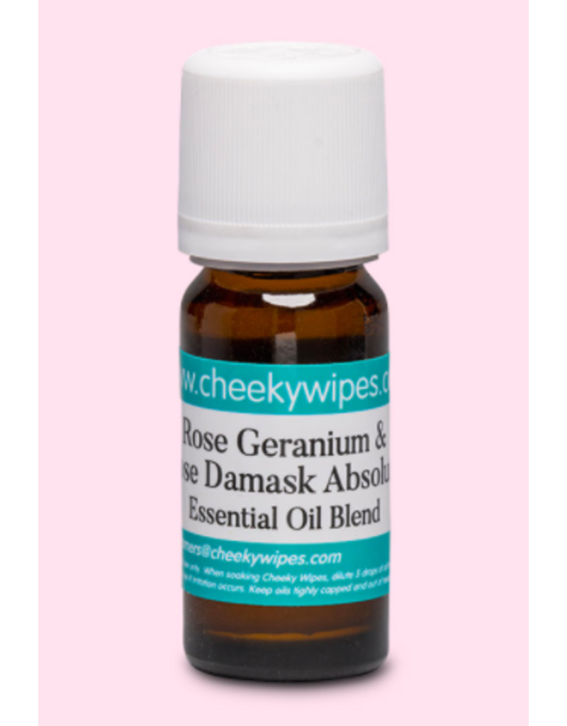 Cheeky Wipes Cheeky Wipes Rose & Rose geranium essential oil baby wipes soaking solution 10ml