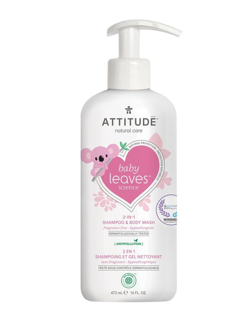 Attitude Attitude 2in1 Shampoo geurvrij