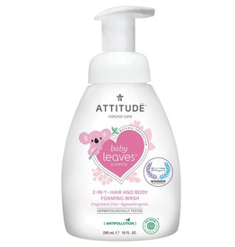 Attitude Attitude Baby Leaves 2in1 hair and body foaming wash geurvrij