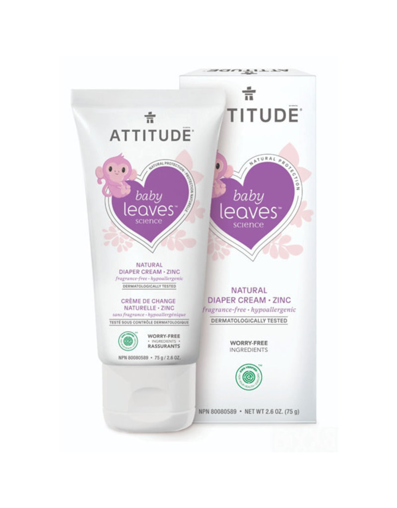 Attitude Attitude Baby Leaves luieruitslag creme Zink