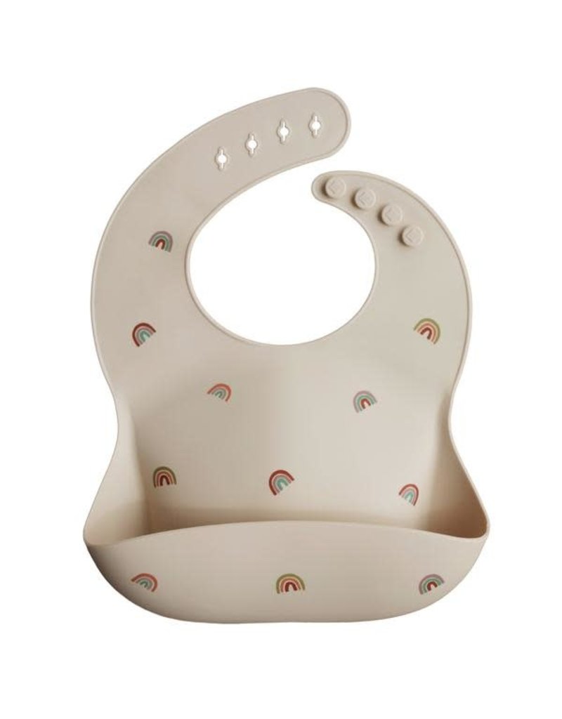 Mushie Mushie Silicone Bib Rainbow