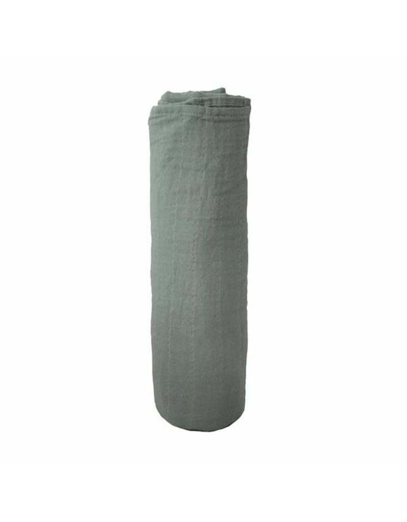 Mushie Mushie swaddle Roman Green