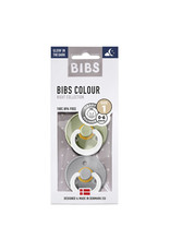 Bibs Bibs 2pack 0-6m Glow in the Dark Sage/cloud T1