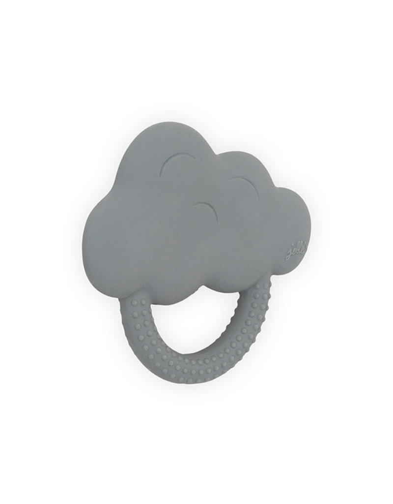 Jollein Jollein bijtring rubber Cloud storm grey