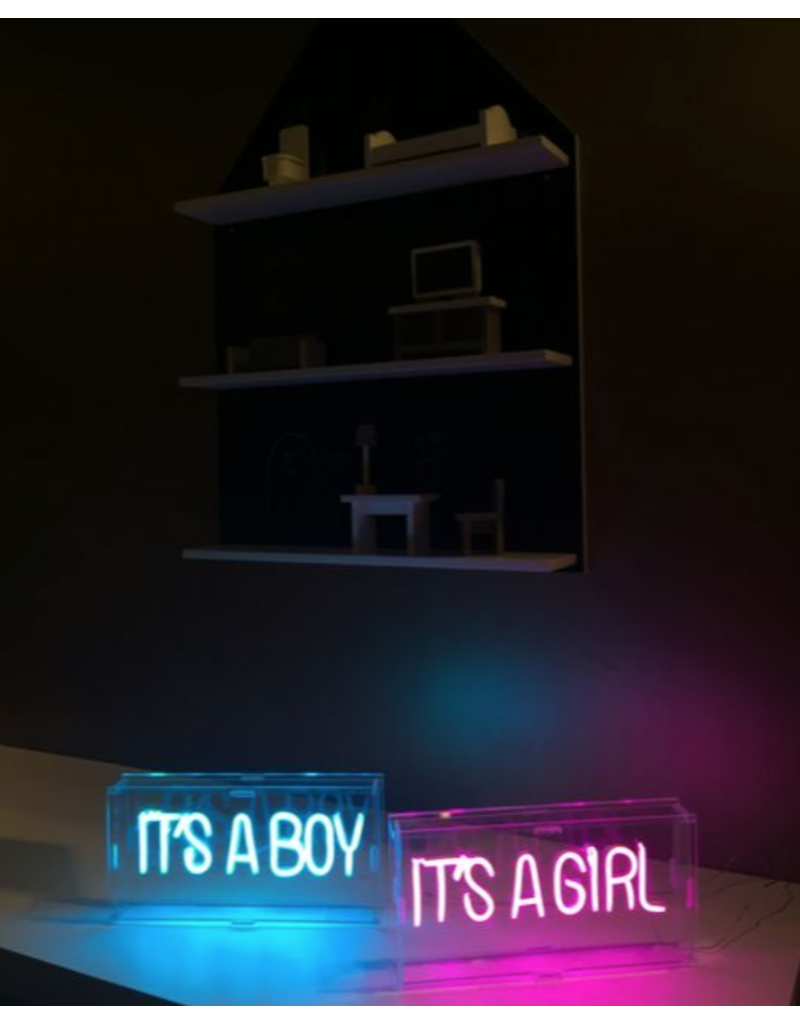 Childhome Childhome Neon Verlichting It's A Girl Roze