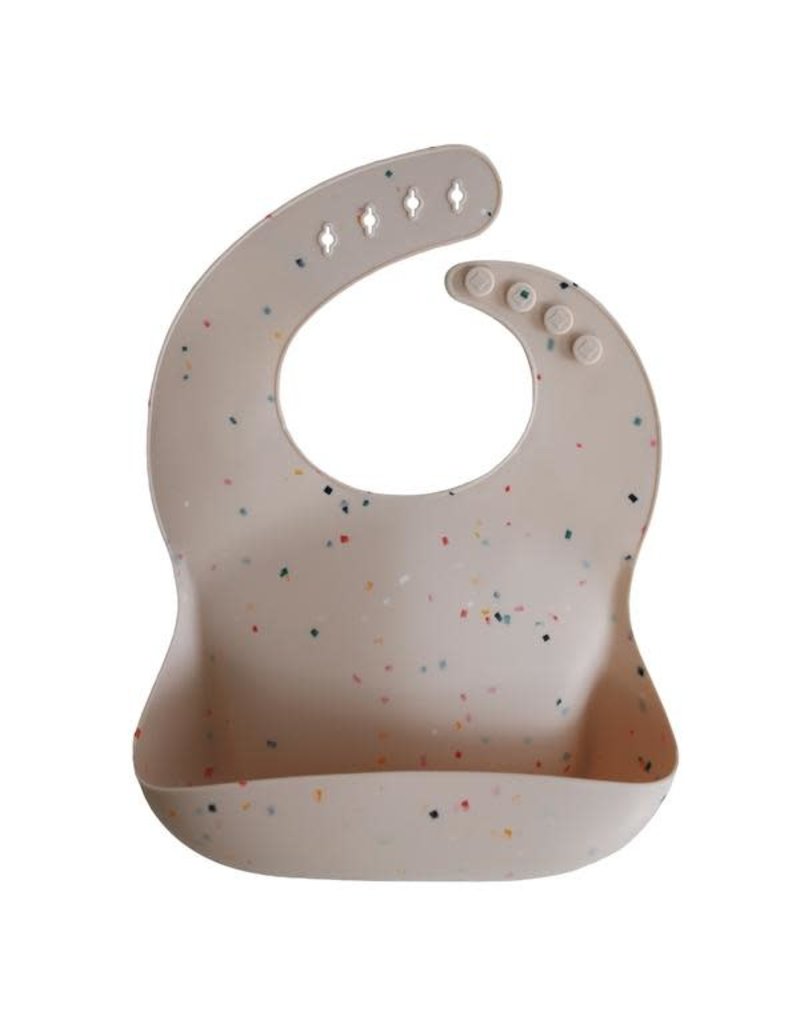 Mushie Mushie Silicone Bib Vanilla Confetti