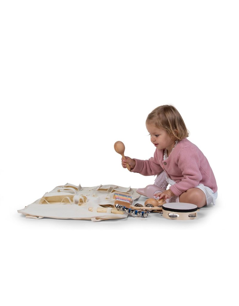 Childhome Childhome Muziekset 8 instrumenten + opvouwbare organiser