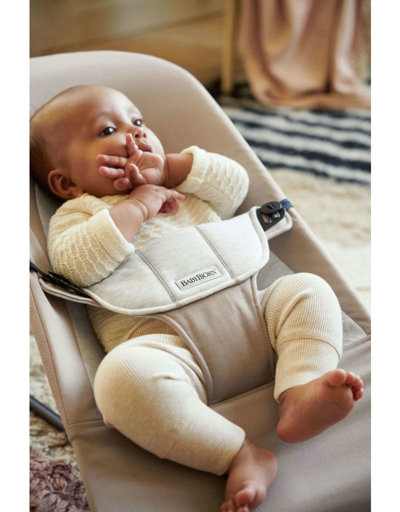 BabyBjörn Babybjörn bouncer Balance Soft Beige/Grey Cotton