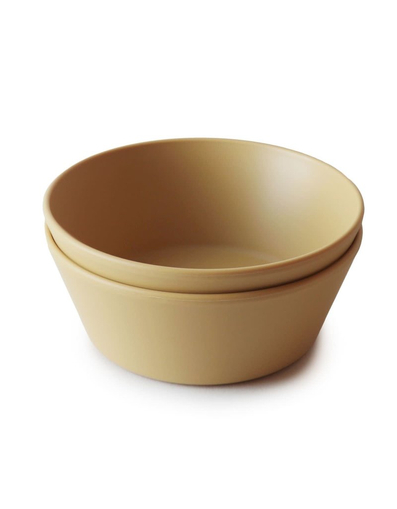 Mushie Mushie Bowl Round Mosterd set