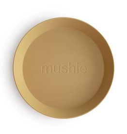 Mushie Mushie Plate Round Mosterd set
