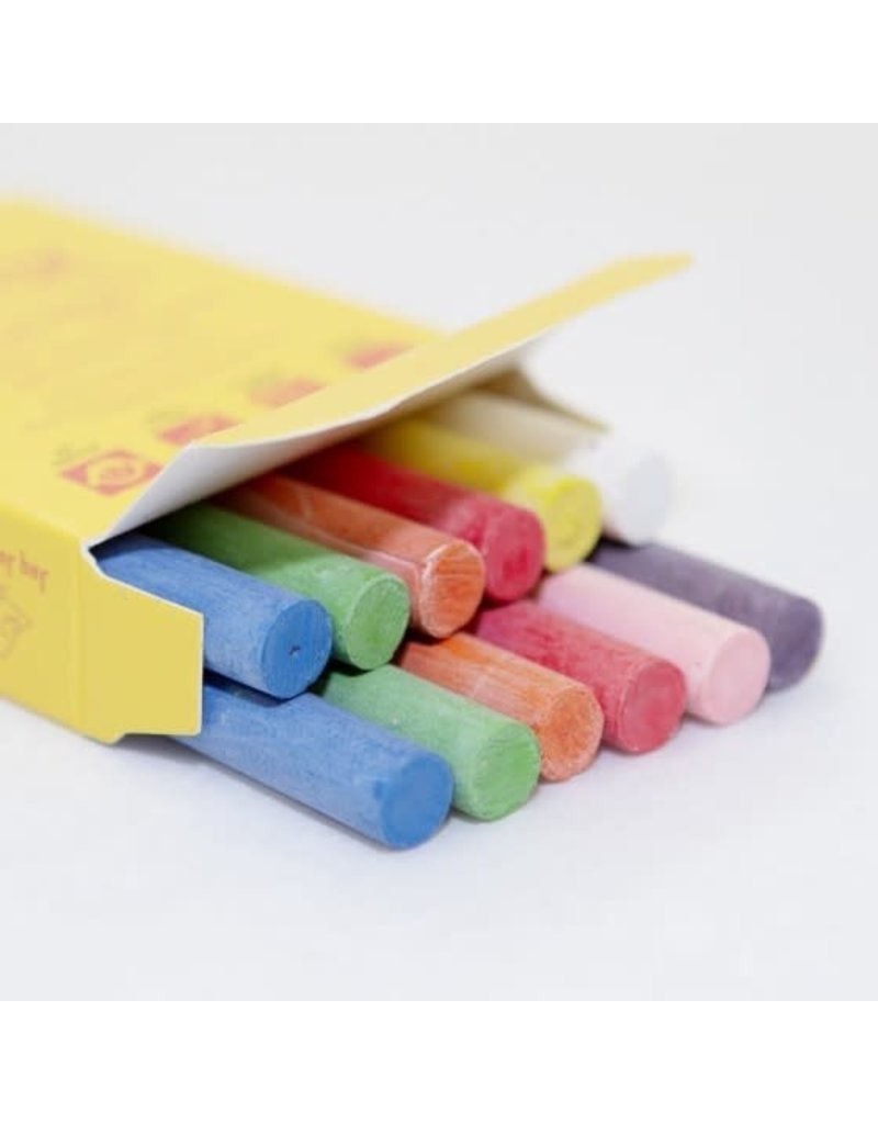 Jaq Jaq Bird Jaq Jaq Bird krijtjes butterstix 12 kleuren