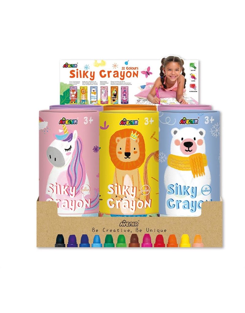 Avenir Avenir Silky Crayon 12 kleuren mix