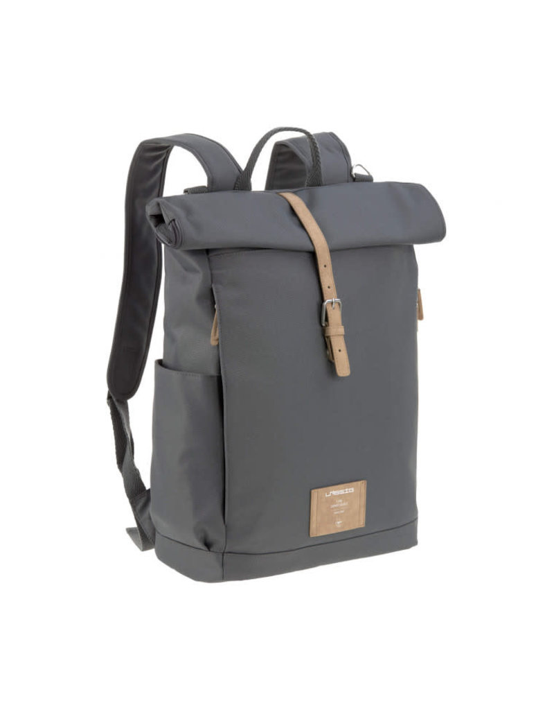 Lassig Lassig Rolltop Backpack Anthracite