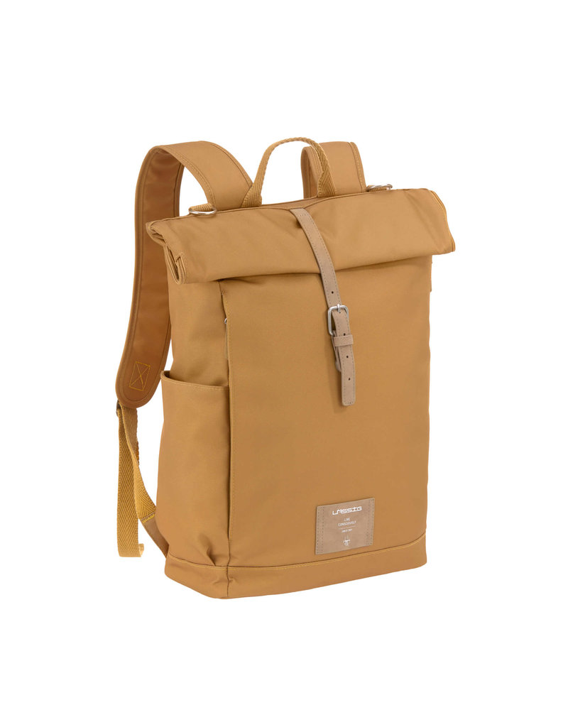 Lassig Lassig Rolltop Backpack Curry