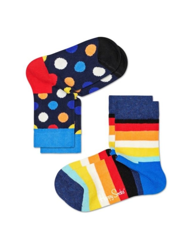 piloot Trouw ijzer Happy Socks 2-pack Big Dot - Monstertjes - Urban Baby Store