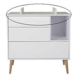 Quax Quax - Cocoon Extensie Commode - Ice White