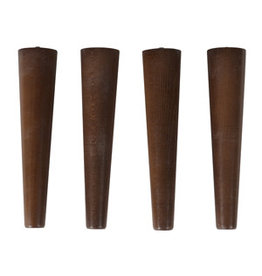 Quax cocoon Set 4 Legs - Walnut