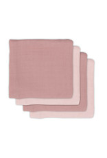 Jollein Jollein multidoeken pale pink 70x70 cm 4 stuks