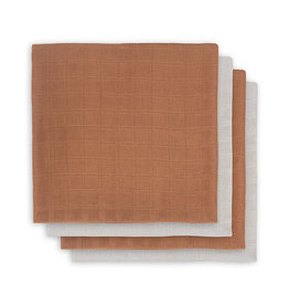 Jollein Jollein multidoeken 70x70 cm caramel 4 stuks