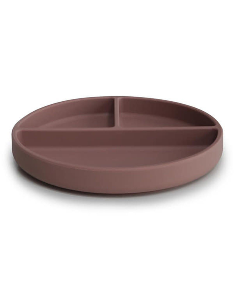 Mushie Mushie Silicone Plate Cloudy Mauve