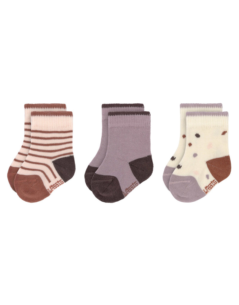 Lassig Lassig Baby Socks Tiny Farmer lila