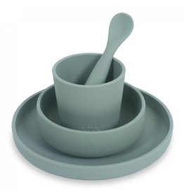 Jollein Jollein Dinner set Siliconen Ash green