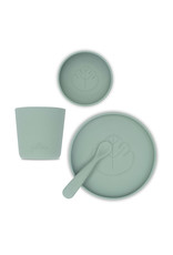 Jollein Jollein Dinner set Siliconen Ash green