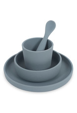 Jollein Jollein Dinner set Siliconen Storm grey