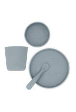 Jollein Jollein Dinner set Siliconen Storm grey