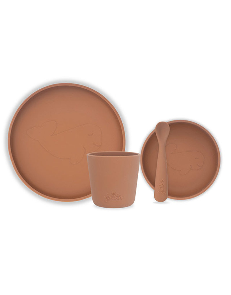 Jollein Jollein Dinner set Siliconen Caramel