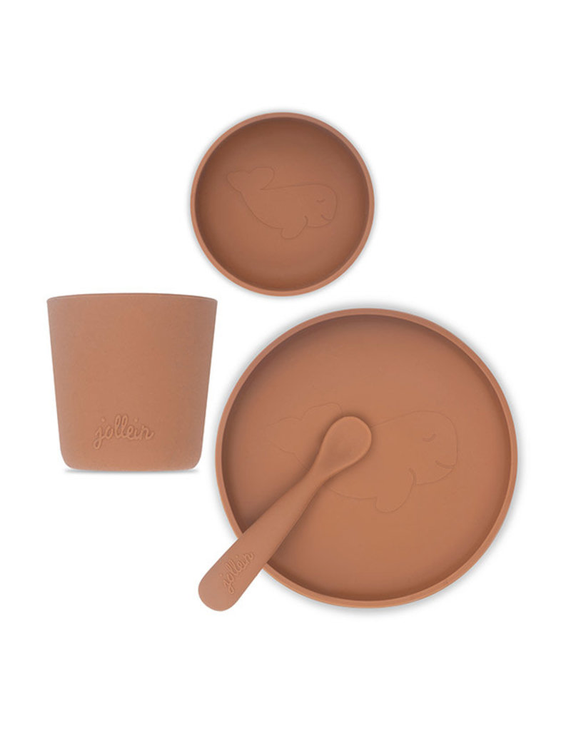 Jollein Jollein Dinner set Siliconen Caramel