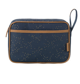 Fresk Fresk toilettas indigo dots gold