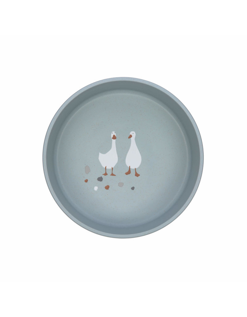 Lassig Lassig Bowl Tiny Farmer Sheep /Goose Blue