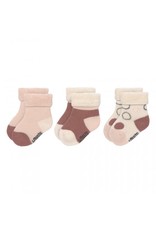 Lassig Lassig Newborn socks Pink/offwhite