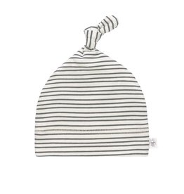 Lassig Lassig baby beanie striped grey antra