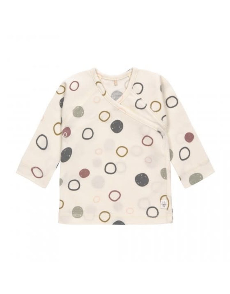 Lassig Lassig Kimono shirt GOTS circles offwhite