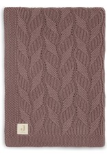 Jollein Jollein Deken wieg 75x100cm Spring knit Chestnut