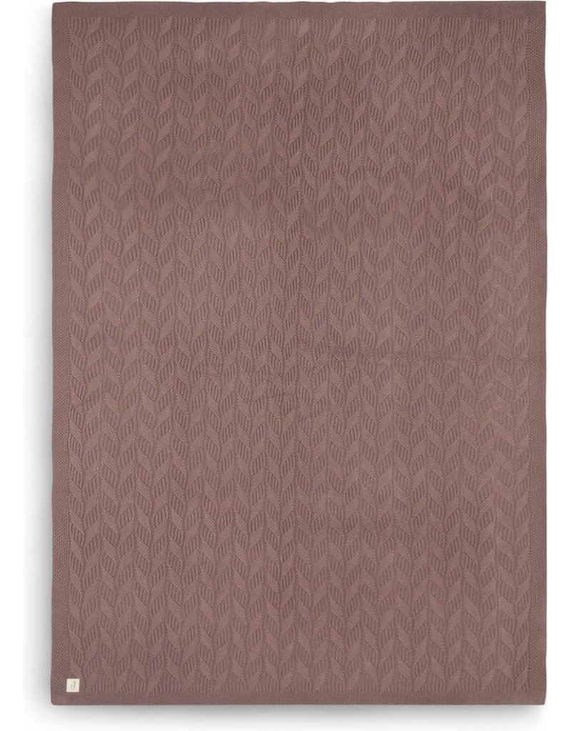 Jollein Jollein Deken wieg 75x100cm Spring knit Chestnut