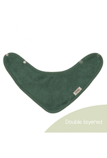 Timboo Timboo bandana bib doubled aspen green