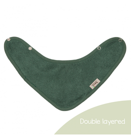 Timboo Timboo bandana bib doubled aspen green