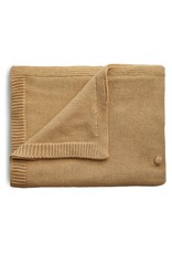 Mushie Mushie Blanket textured dots mustard melange