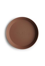 Mushie Mushie Plate Round Caramel