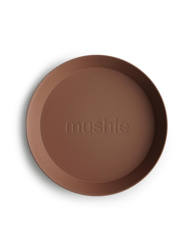 Mushie Mushie Plate Round Caramel