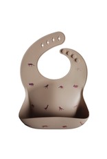 Mushie Mushie Silicone Bib Safari Tan