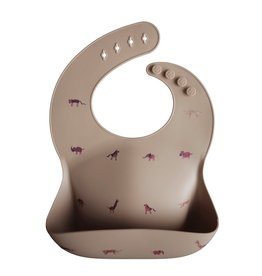 Mushie Mushie Silicone Bib Safari Tan