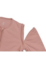 Jollein Jollein Slaapzak basic stripe Rosewood met afritsbare mouw