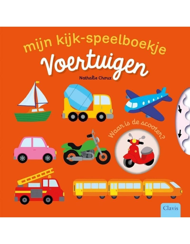 Clavis Clavis kijk-speelboekje voertuigen