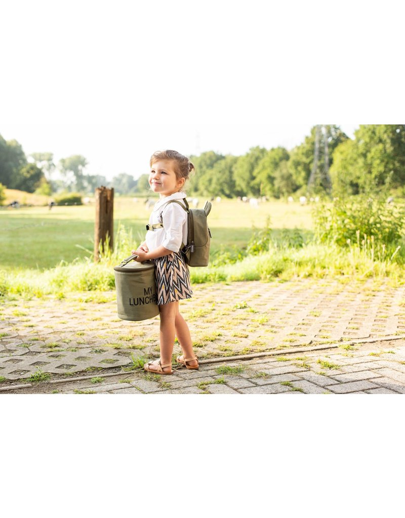 Childhome Childhome My Lunchbag Canvas Kaki